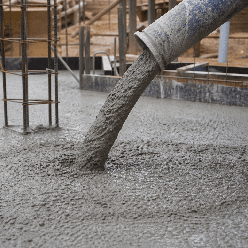Béton pompable
